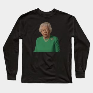 Queen Elizabeth Green screen Dress Long Sleeve T-Shirt